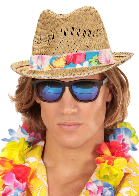 chapeau de paille Hawaï, chapeau de paille hawaïen, Chapeau de Paille Beach Boy Hawaï