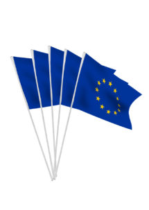 drapeau Europe, drapeau de l'Europe, drapeaux de table europe