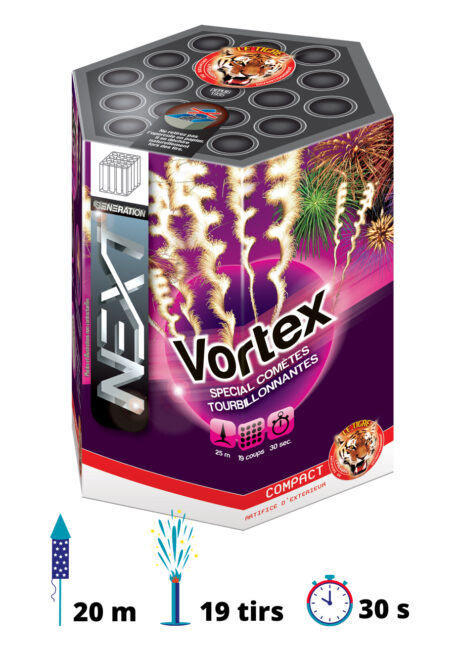 feux d'artifice automatiques, achat feux d'artifice paris, feux d'artifices compacts,, Feu d’Artifice Compact, Vortex