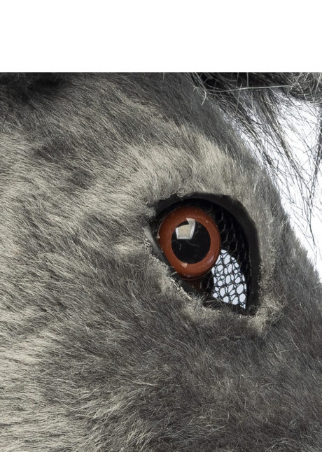 masque d'âne, masque d'ane, masques animaux, masque animal fourrure, Masque d’Ane, Fausse Fourrure, Demi Visage