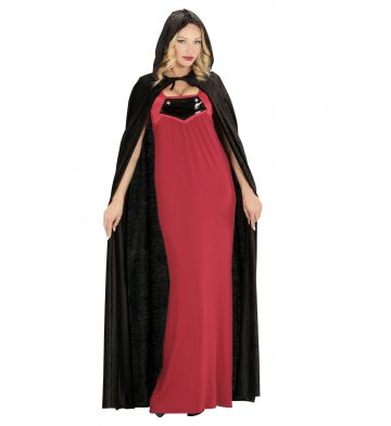 cape velours halloween, cape noire à capuche, cape déguisement halloween, cape carnaval de venise déguisement, cape noire à capuche, cape velours adulte, cape déguisement adulte Cape Noire à Capuche, Velours