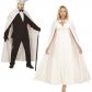 cape velours halloween, cape blanche à capuche, cape déguisement halloween, cape carnaval de venise déguisement, cape blanche à capuche, cape velours adulte, cape déguisement adulte Cape Blanche à Capuche, Velours