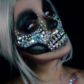 maquillage paillettes, maquillage halloween Peinture Corps et Visage, Moon Cosmic, Argent Métal