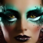maquillage yeux Peinture Corps et Visage, Moon Cosmic, Argent Métal