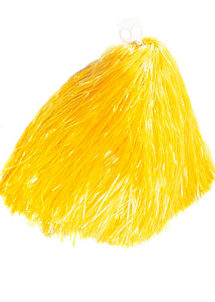 pompon de pom pom girl, pompon de cheerleader, accessoire pom pom girl déguisement, accessoire déguisement pom pom girl
