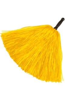 pompon jaune cheerleader, pompon de pompom girl jaune, Pompon de Pom Pom Girl, avec Poignée, Jaune