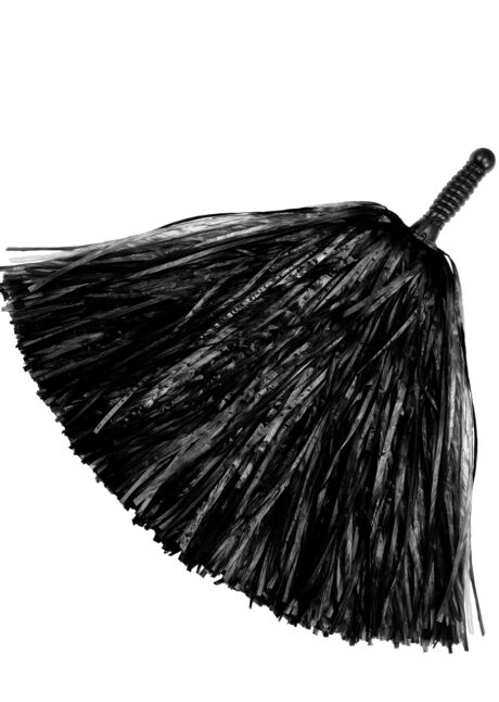 pompon cheerleader noir, pompon noir cheerleader, Pompon de Pom Pom Girl, avec Poignée, Noir