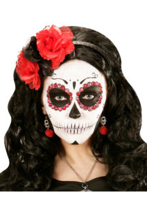 bijoux déguisement halloween, accessoire bijoux déguisement, accessoire déguisement halloween, boucles d'oreilles dia de los muertos, accessoire mexicain halloween, accessoire mort mexicaine halloween, déguisement jour des morts, déguisement jour des morts femme,halloween jour des morts, déguisement jour des morts halloween