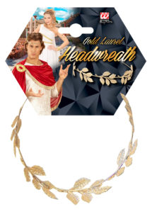 couronne de lauriers, couronne de lauriers romains, accessoire déguisement romains, accessoire déguisement jules césar, accessoire couronne de lauriers