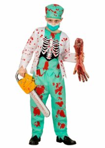 déguisement zombie garçon, déguisement chirurgien zombie garçon, costume docteur zombie enfant, Déguisement de Chirurgien Zombie Garçon
