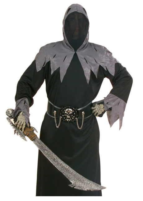 machette en plastique, fausse machette halloween, hache en plastique, fausse arme en plastique, hache factice, fausse arme, armes d'halloween, Epée Machette Gothique, 92 cm
