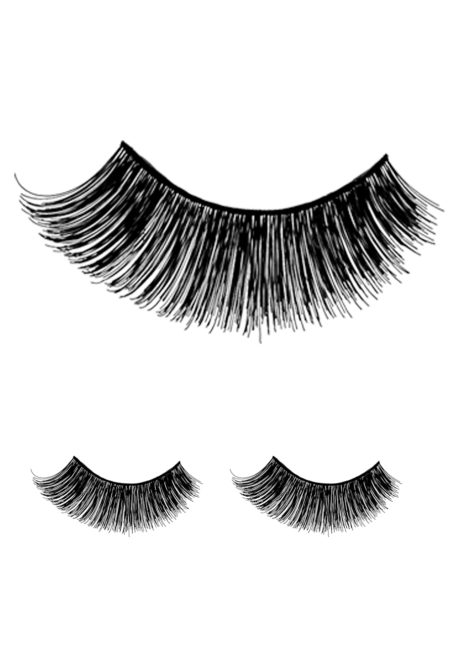 faux cils, faux cils Kryolan, faux cils noirs, Faux Cils Noirs B5, Kryolan