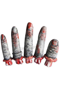 faux doigts coupés de zombie, faux membres zombies, Faux Doigts Coupés Nécrosés de Zombie