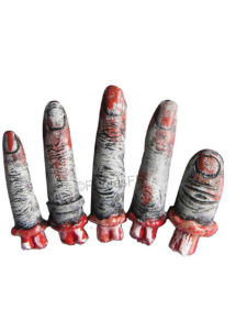 faux doigts coupés de zombie, faux membres zombies