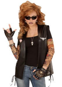 gants de biker déguisement, gants rock déguisement, accessoire déguisement biker, accessoire déguisement rock, accessoire halloween, mitaines simili cuir, accessoire déguisement de rocker, déguisement de biker, accessoires de punk