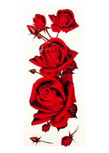 tatouage temporaire, faux tatouage, tatouages autocollants, tatouages fleurs, tatouage roses rouges