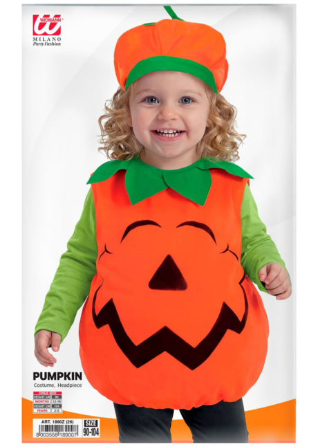 déguisement citrouille bébé, déguisement Halloween bébé, Déguisement Citrouille Bébé, Rembourré avec Béret