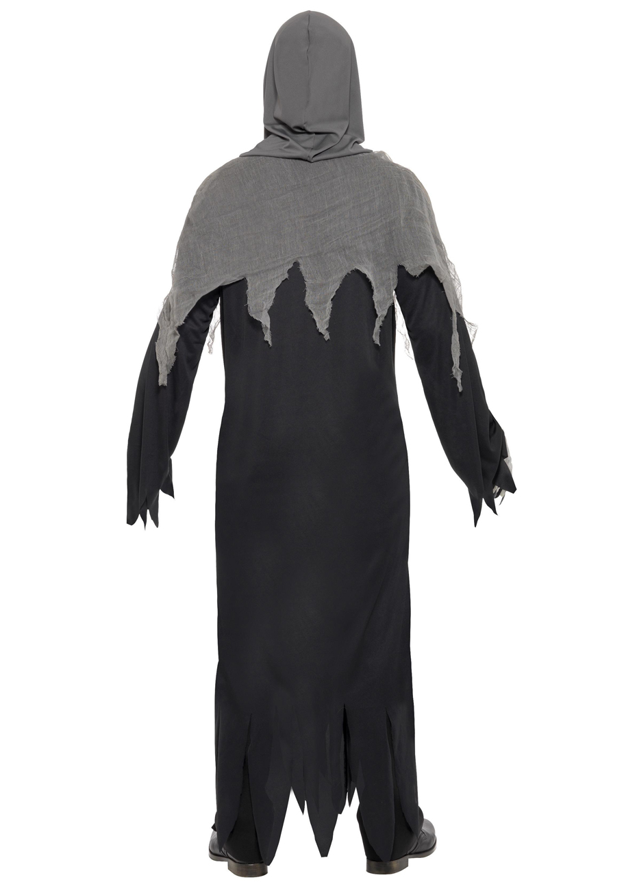 Déguisement Mort, Grim Reaper, avec Chaîne Aux Feux de la Fête Paris