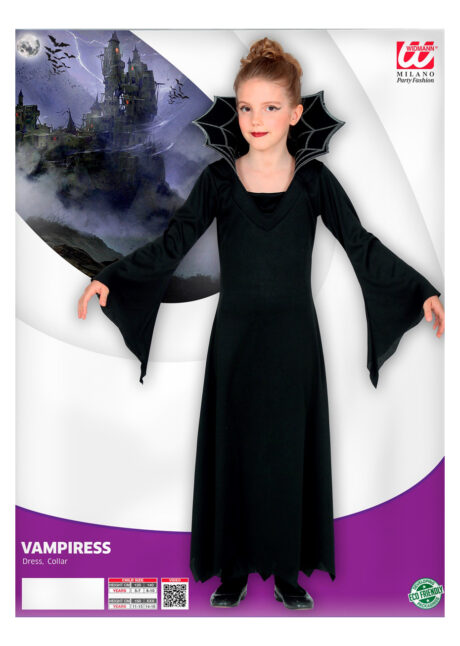 déguisement vampire fille, costume de vampire fille, déguisement halloween fille, Déguisement de Vampire Dark, Fille