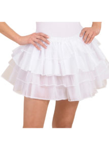 tutu blanc, tutu de danseuse, déguisement tutu, accessoire déguisement tutu, accessoire tutu déguisement, Tutu Blanc, en Tulle et Satin