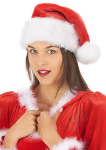 bonnet de noel, bonnet de père noel, bonnet de noel velours, bonnet de noel bonne qualité
