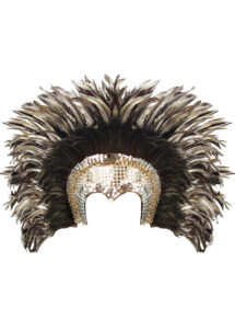 coiffe brésilienne, accessoire carnaval de rio, coiffe de carnaval, coiffure brésilienne, accessoire déguisement, déguisement brésilienne, coiffe brésilienne à plumes