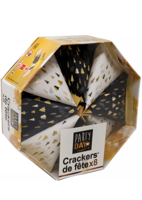 crackers de noël, crackers de fêtes, crackers cotillons réveillon, 8 Crackers de Noël, Berlingo