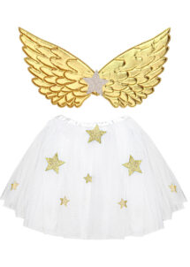 déguisement ange enfant, costume d'ange pour enfant, ailes d'ange enfant, kit ailes d'ange enfant, costume ange enfant, déguisement ange fille, ailes d'ange