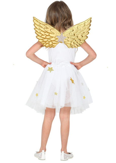 déguisement ange enfant, costume d'ange pour enfant, ailes d'ange enfant, kit ailes d'ange enfant, costume ange enfant, déguisement ange fille, ailes d'ange, Déguisement d’Ange, Tutu et Ailes Dorées, Fille