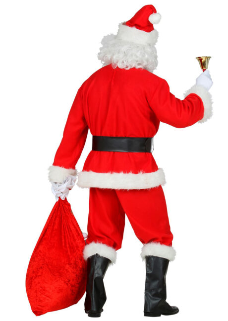 costume de Père Noël, déguisement de père noël, père noël américain, Déguisement Père Noël, Bords Fourrure