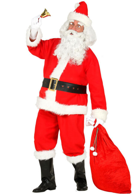 costume de Père Noël, déguisement de père noël, père noël américain, Déguisement Père Noël, Bords Fourrure