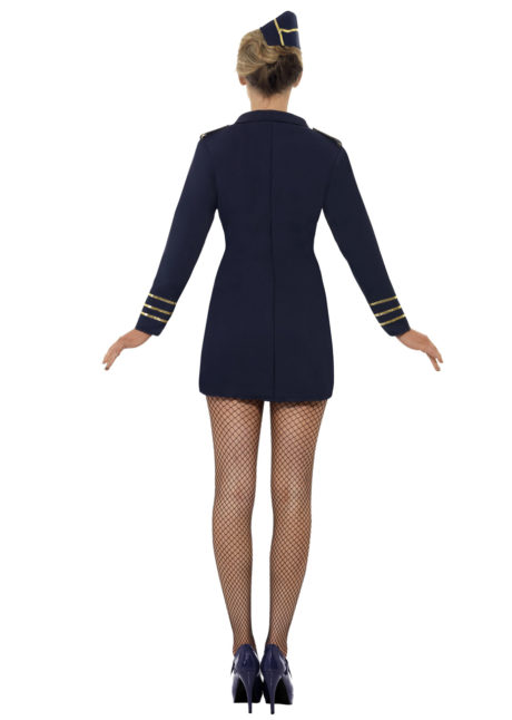 déguisement hotesse de l'air femme, costume hôtesse de l'air adulte, déguisement hôtesse de l'air adulte, déguisement métiers femme, Déguisement d’Hôtesse de l’Air, Navy Blue