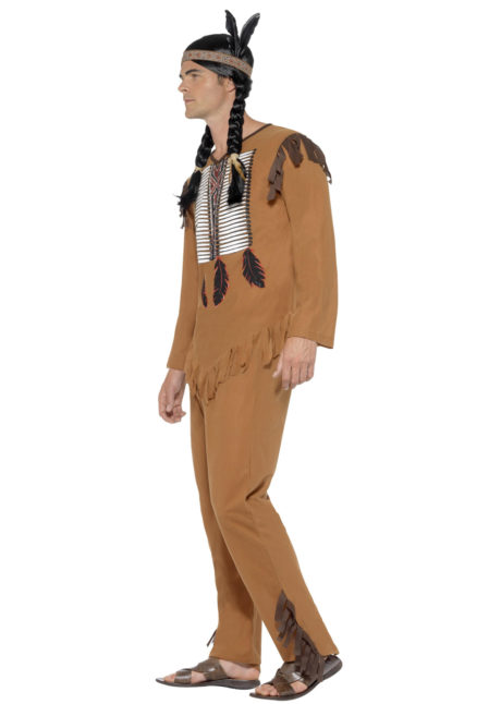 déguisement homme, déguisement adulte indien, costume indien homme, costume d'indien, accessoire indien déguisement homme, Déguisement d’Indien, Apache