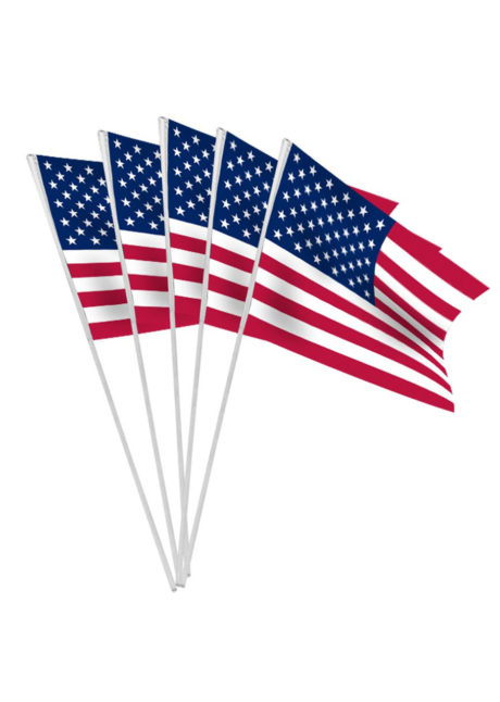 drapeau américain, drapeaux de table états unis, décorations drapeau américain, décorations états unis, Drapeau Américain X 10, Drapeaux de Table