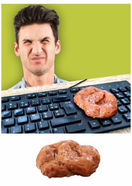 faux caca farce et attrape, fausse crotte farce, faux caca gluant, fausse crotte gluante, Fausse Crotte Gluante Réaliste – Farce et Attrape