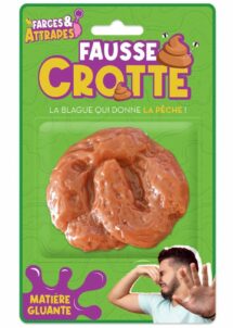 faux caca farce et attrape, fausse crotte farce, faux caca gluant, fausse crotte gluante