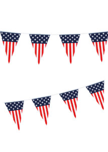 guirlande drapeaux américains, guirlande drapeaux états unis, décorations drapeau américain, décoration soirée américaine, décorations soirée états unis, guirlande drapeaux américains