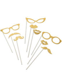 kit Photo Booth, moustaches pour photos, accessoire déguisement photos, accessoires déguisements