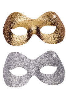 masque vénitien, loup vénitien, loup vénitien paillettes argent, loup vénitien paillettes dorées, masques pour carnaval de venise