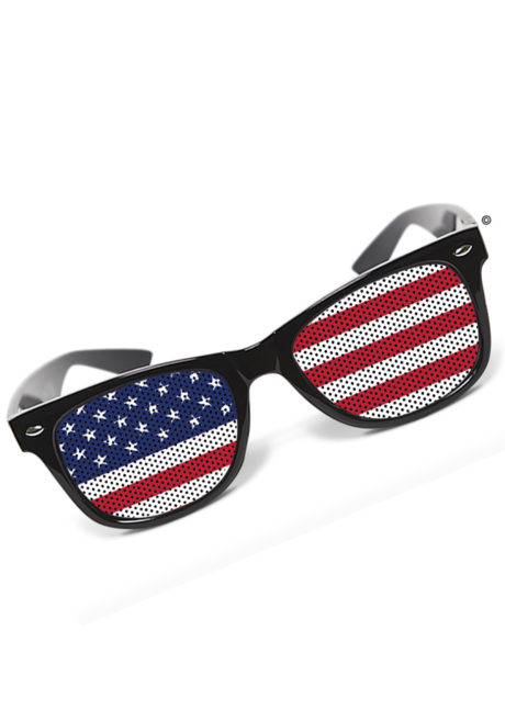 lunettes drapeau américain, accessoire américain déguisement, accessoire états unis déguisement, lunettes drapeaux, lunettes de supporter déguisement, lunettes de déguisement, Lunettes États Unis, Drapeau Américain