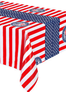 nappe drapeau américain, décoration drapeau américain, vaisselle états unis, décos américaines déguisement, accessoire drapeau américain décoration, Vaisselle Etats Unis, Nappe Drapeau Américain