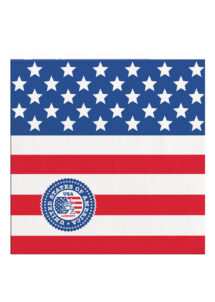 décorations américaine, serviettes drapeau américain, décorations états unis déguisement, accessoire drapeau américain, soirée à thème états unis décorations, Vaisselle Etats Unis, Serviettes Drapeau Américain, Macaron