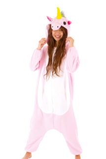 kigurumi, déguisement kigurumi, kigurumi licorne rose, pyjama kigurumi, pyjama licorne rose, déguisement kigurumi licorne, Déguisement de Licorne, Rose, Queue Multicolore