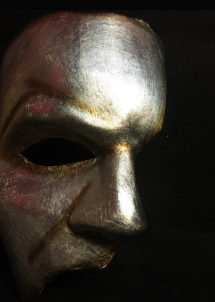masque vénitien, loup vénitien, masque carnaval de venise, masque vénitien fait à la main, masque fantôme de l'opéra, Vénitien, Fantôme de l’Opéra, Argent