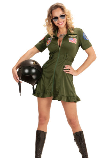déguisement de pilote femme, costume pilote femme, déguisement femme, costume de pilote adulte, déguisement pilote adulte, déguisement pilote sexy, déguisement top gun femme, déguisement pilote de chasse, costume pilote de chasse sexy Déguisement Pilote de Chasse, Top Gun Sexy