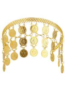 bandeau oriental déguisement, accessoire oriental déguisement, déguisement oriental, accessoire danseuse du ventre, déguisement oriental femme, collier oriental femme déguisement, coiffe orientale femme