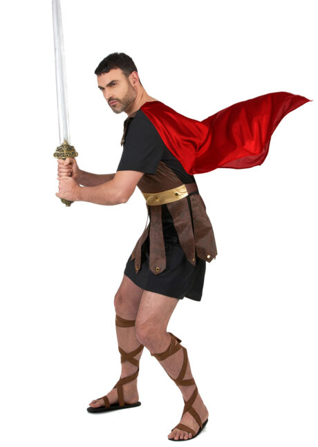 costume de romain, déguisement gladiateur romain, déguisement de romain, Déguisement de Romain, Gladiateur Tunique Noire