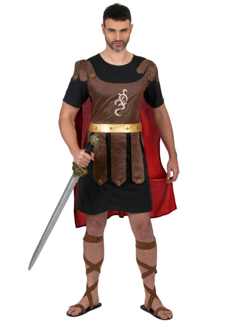 costume de romain, déguisement gladiateur romain, déguisement de romain, Déguisement de Romain, Gladiateur Tunique Noire