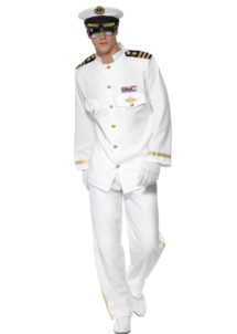 déguisement de capitaine marine, déguisement marin homme, costume de marin homme, déguisement capitaine de la marine, costume capitaine marine, déguisement marin navy, accessoire marin déguisement, Déguisement de Marin, Capitaine de Navy, Blanc