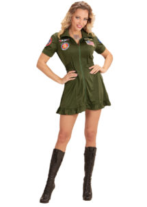 déguisement pilote femme, déguisement top gun femme, déguisement pilote de chasse, costume pilote de chasse femme